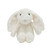 Bubble Binky the Bunny plush toy, direct front studio shot with prominent ears
