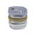 Beaba stainless steel meal box set, Adventure print, stacked closed containers