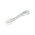 Beaba silicone spoon, translucent handle with brand embossing, angled display