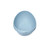 Bubble Cuddle Bath cashmere blue tub overhead angle with white newborn insert