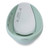 Bubble Cuddle Bath in sage, overhead shot with white ergonomic seat insert centred