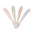 Beaba 1st stage silicone spoons 4-pack in lilac, misty green, cotton candy and pink