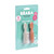 Beaba pre-spoons 2-pack retail packaging, turquoise blister pack, 4 months+ marking