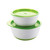 OXO Tot Small and Large Bowl Containers with lid set, both sizes shown