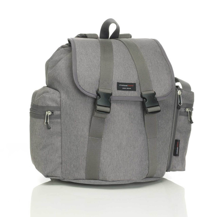 Storksak Travel Backpack worn as backpack
