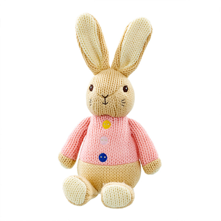 Beatrix Potter Flopsy Bunny Knitted Toy - Beatrix Potter Gift | Peekaboo Baby