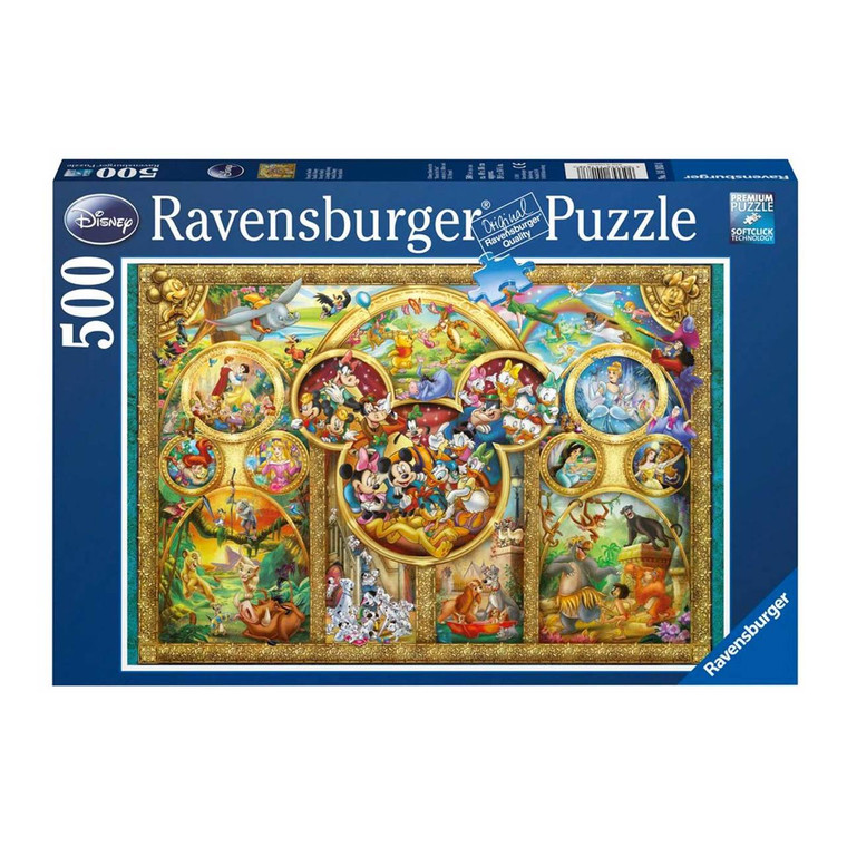 Ravensburger Disney Family puzzle 500pc completed image