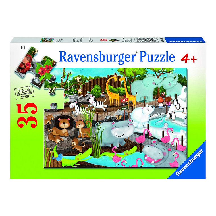 Ravensburger Day at the Zoo Puzzle - 35pc
