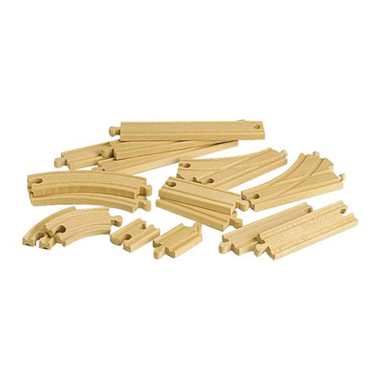 BRIO Expansion Train Track Pack Intermediate - 16 Pcs | Peekaboo Baby