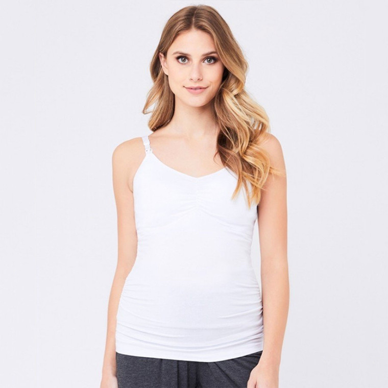 Shop Ripe Maternity Ultimate Express Tank Top - White at Peekaboo Baby