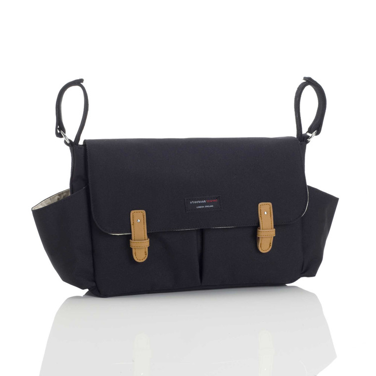 Storksak Travel Stroller Caddy Black studio