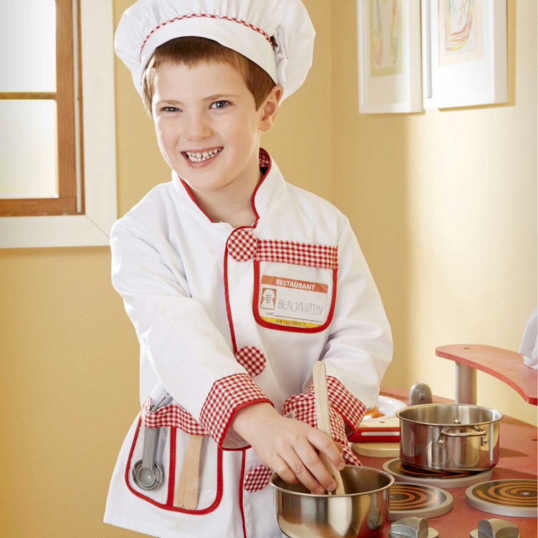 Melissa & Doug chef role play dress up accessories