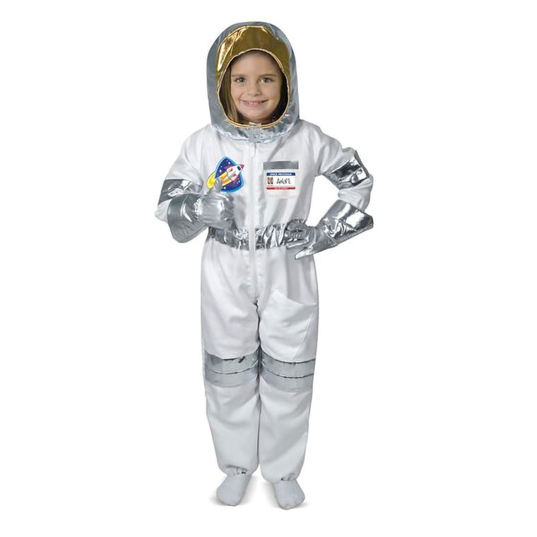 Melissa & Doug Astronaut Dress Up Costume with space jumpsuit