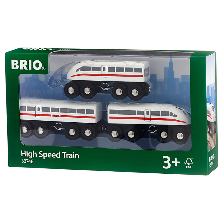 BRIO High Speed Train - 3 pieces - BRIO Wooden Toy | Peekaboo Baby