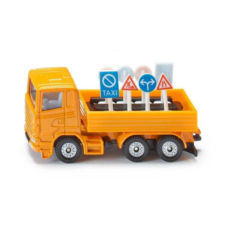 SIKU Super series Road Maintenance truck compact model angled view