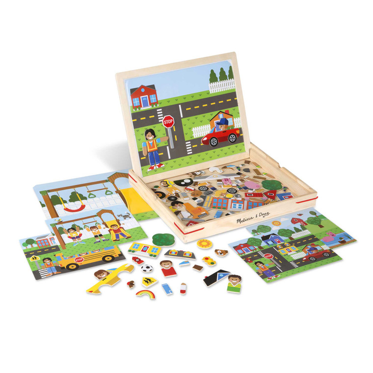 Melissa & Doug Magnetic Picture Game completed scene example