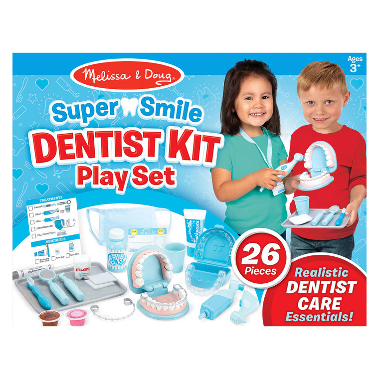 Melissa & Doug Super Smile Dentist Play Set with dental tools