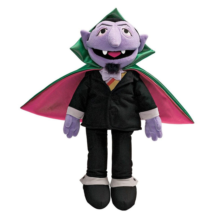 Sesame Street Count Von Count Soft Toy - Sesame Street Toy | Peekaboo Baby