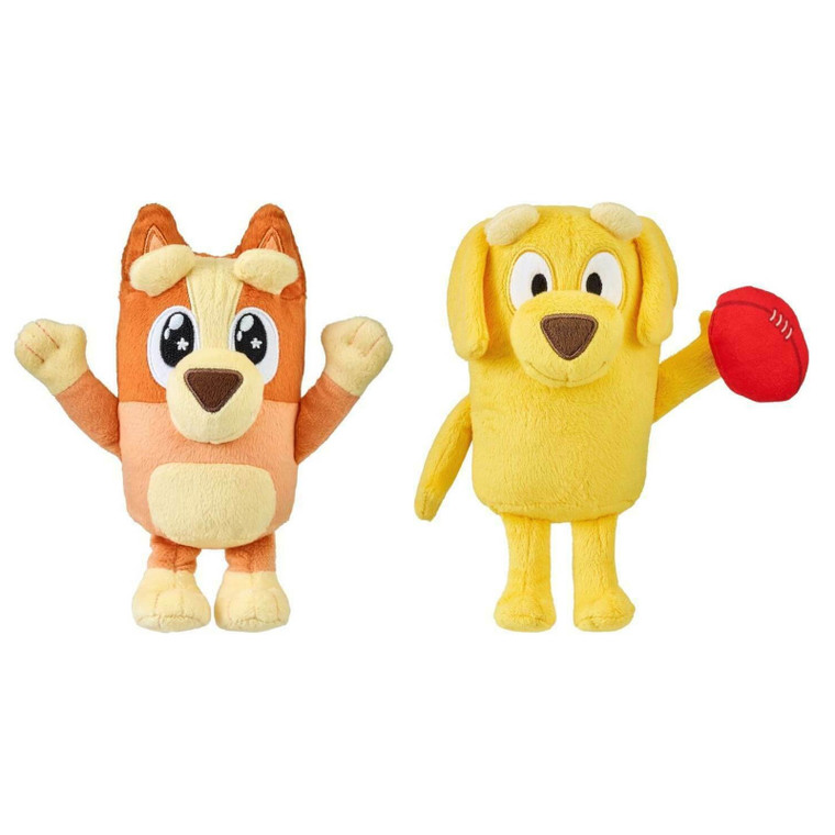 Shop Bluey S4 Mini Plush Toy - Bingo & Lucky 2 PACK