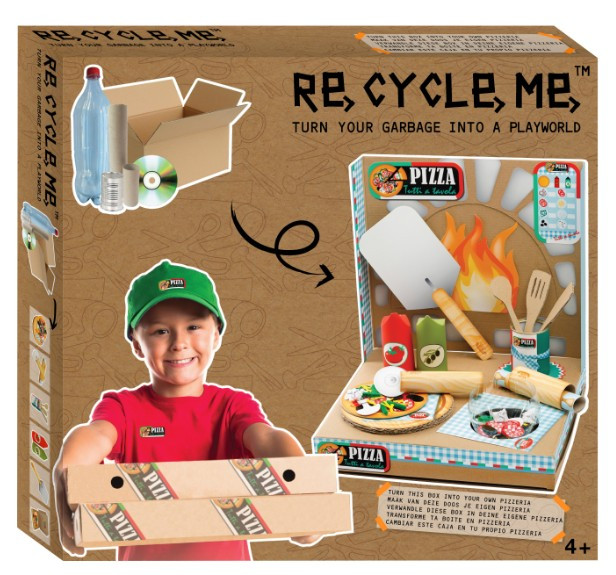 Buy Re-Cycle-Me Play World Pizza Craft Activity Box Online | Peekaboo Baby