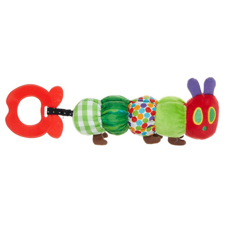 The Very Hungry Caterpillar Rattle Teether | Peekaboo Baby