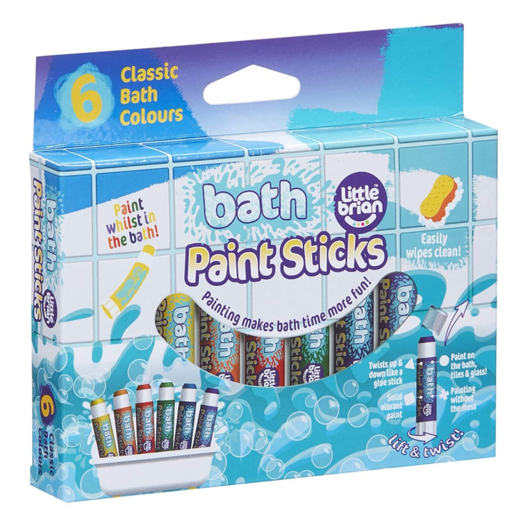 Buy Little Brian Bath Paint Sticks - 6pk Online | Peekaboo Baby