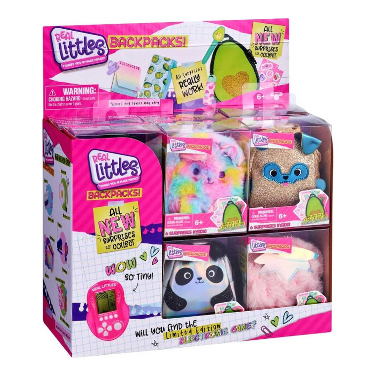 Real Littles S3 Backpack - Assorted - Real Littles | Peekaboo Baby