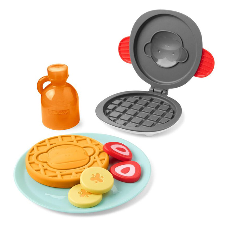 Skip Hop Zoo Monkey Waffle-Y Fun Toy Set