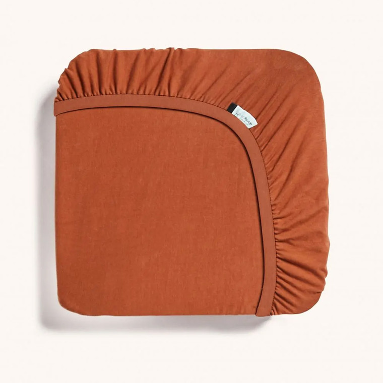 ergopouch Organic Basinet Fitted Sheet - Rust