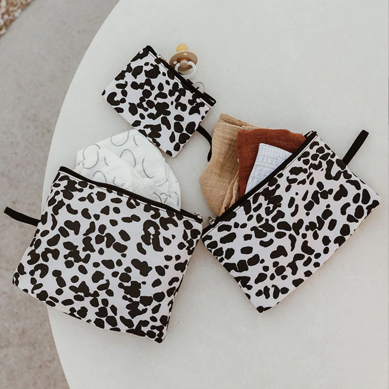 OiOi Packing Pouch Trio - Dalmatian - OiOi | Peekaboo Baby