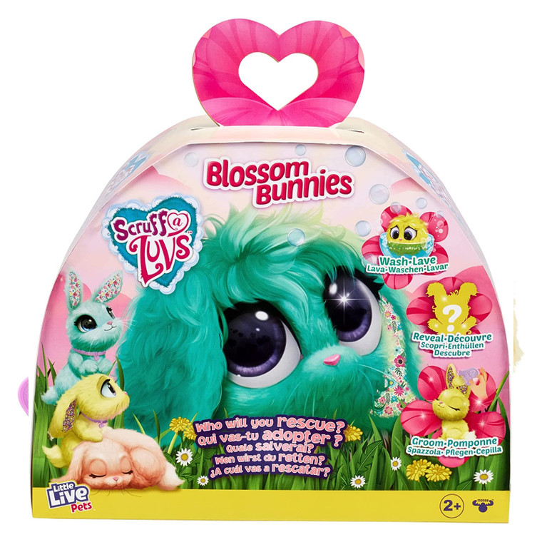 Scruff-a-Luvs S8 Blossom Bunnies - Single Pack - Kids Gift | Peekaboo Baby
