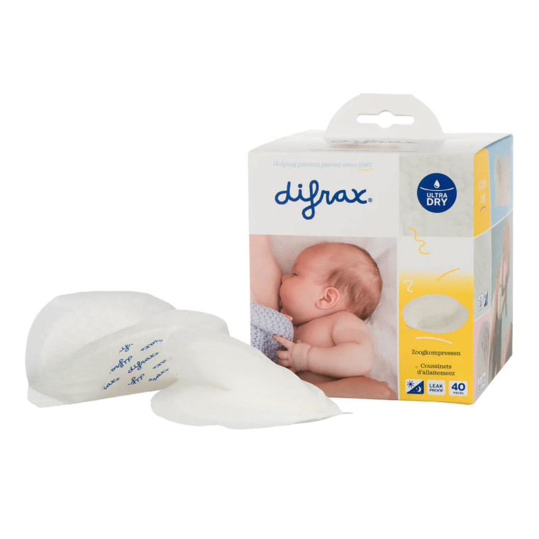 Buy Difrax Disposable Nursing Breast Pads - 40 Pack Online | Peekaboo Baby