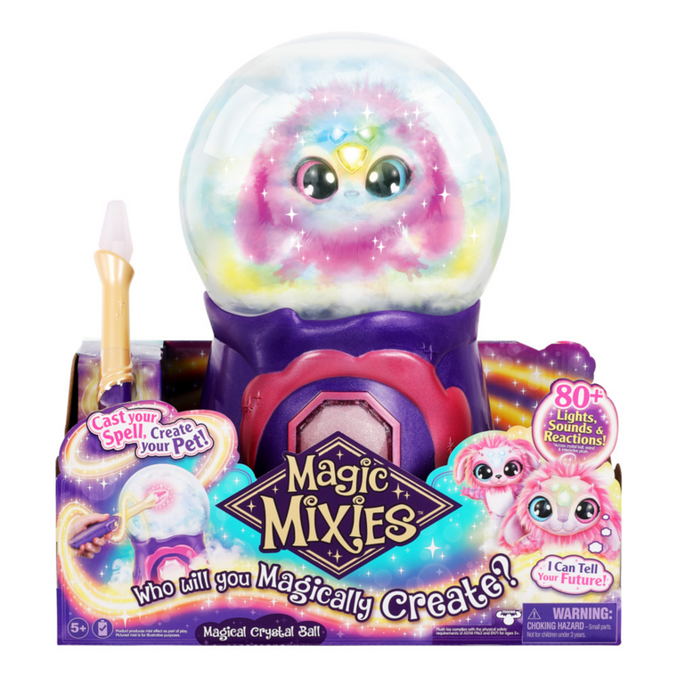Magic Mixies Magical Crystal Ball - Pink in Use | Peekaboo Baby