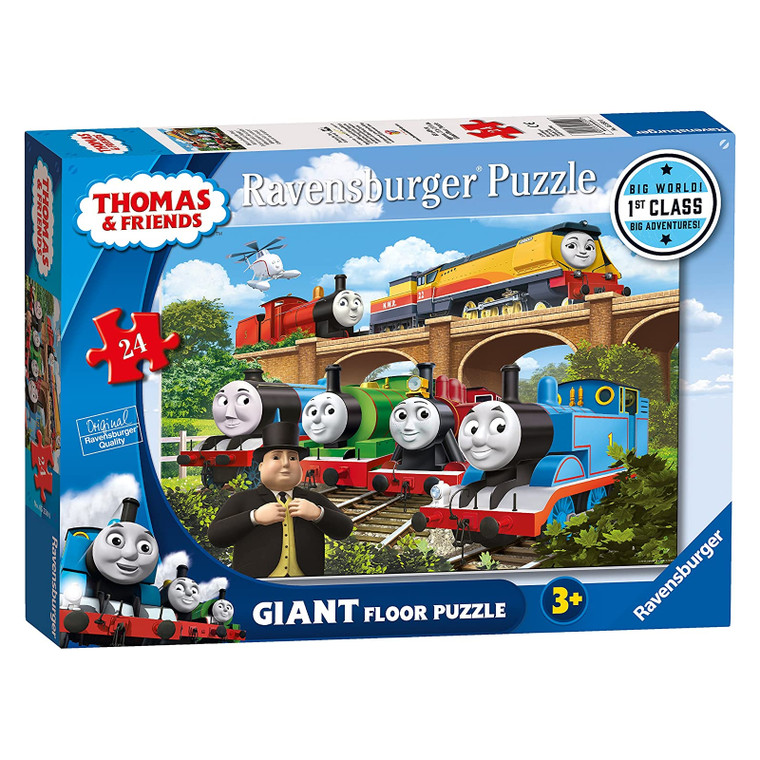 Ravensburger Thomas and Friends Rebecca Joins the Team giant floor puzzle 24pc box