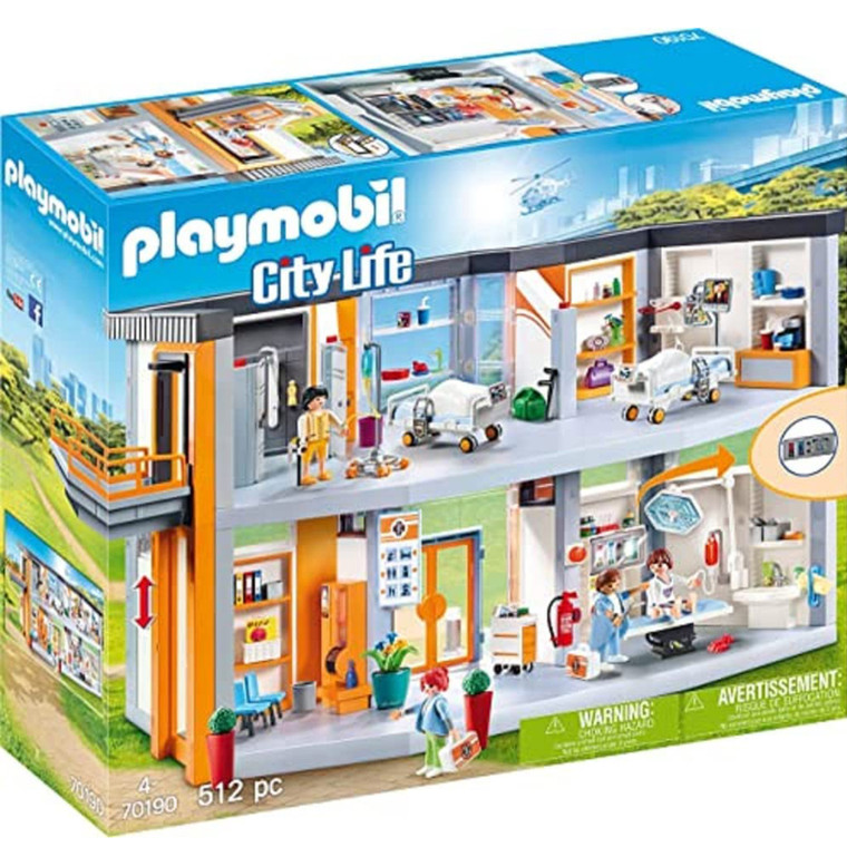 Playmobil Large Hospital Playset in Use | Peekaboo Baby