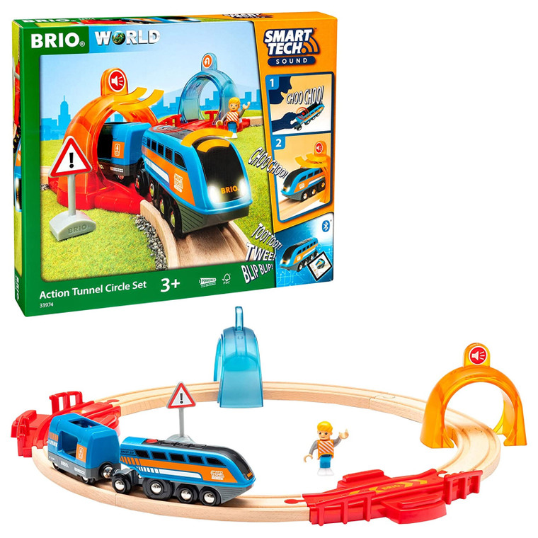 BRIO Smart Tech Sound - Action Tunnel Circle Set 33974 BRIO Smart Tech Sound - Action Tunnel Circle Set 33974