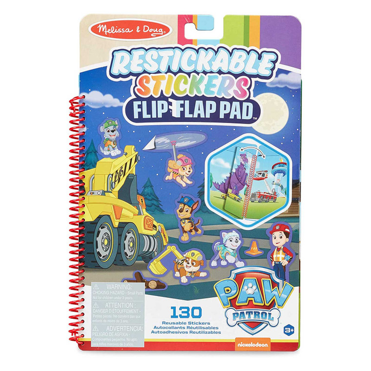 Melissa and Doug Paw Patrol Ultimate Rescue Restickable Sticker Pad in packaging