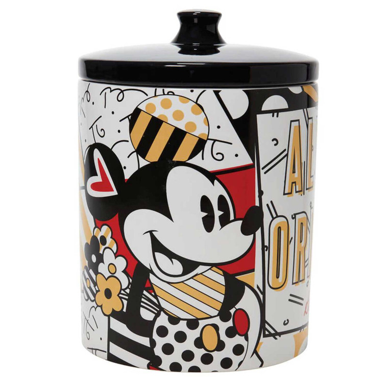 Disney by Britto Midas Mickey and Minnie Mouse Large Canister main product shot on white background