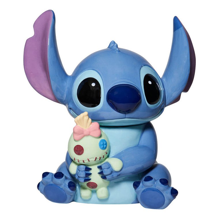 Disney Stitch Cookie Jar back view with character artwork detail