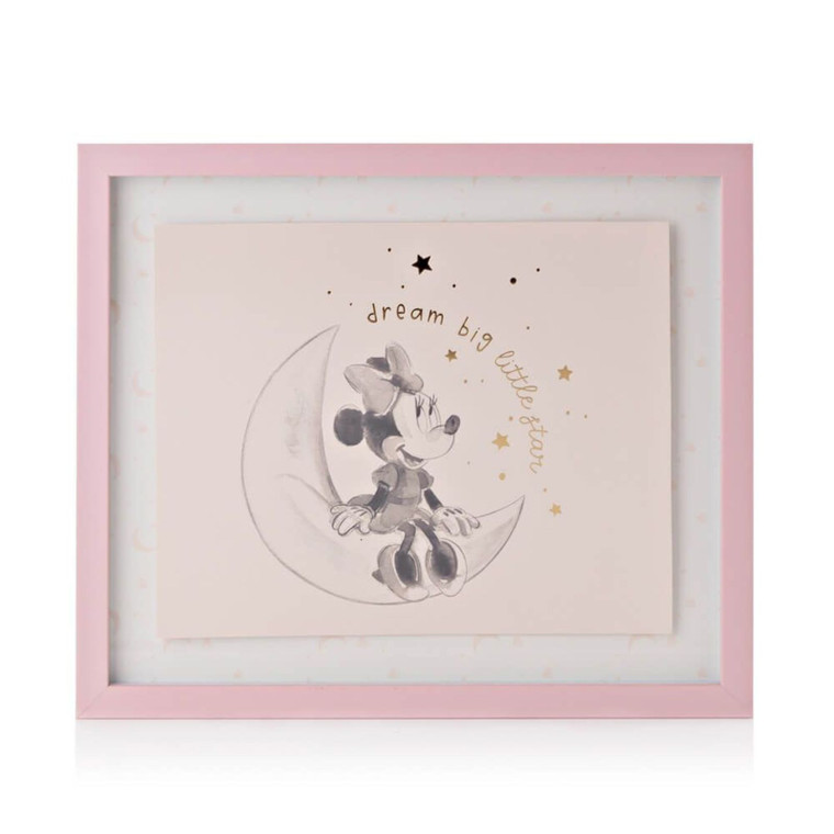 Disney Minnie Mouse Dream Big Little Star Wall Art front view