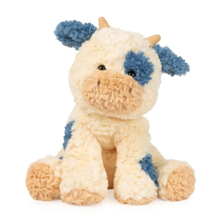 GUND Cozys Cow 25cm black and white plush toy front view