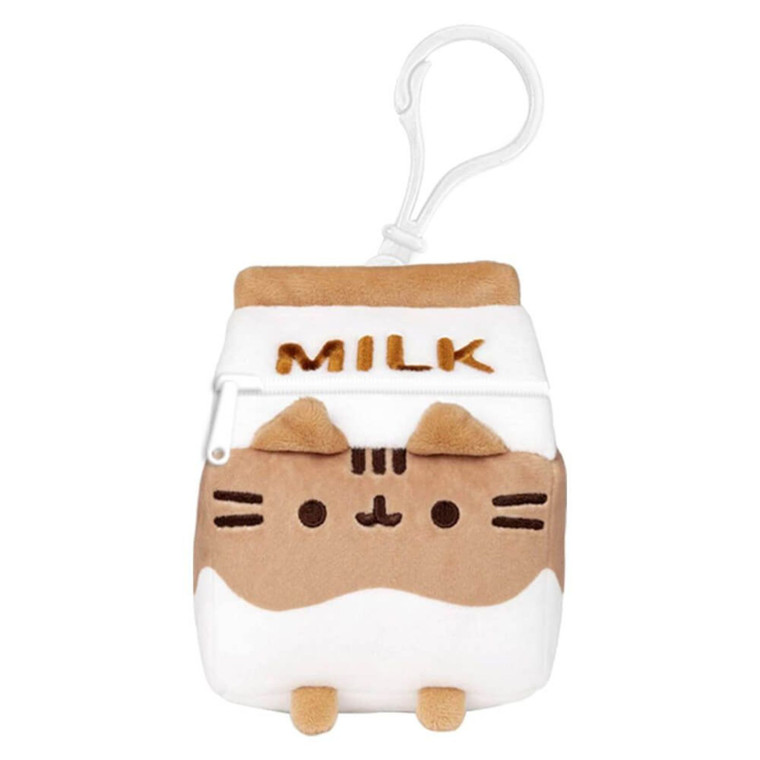 Pusheen Sips Chocolate Milk Bag Charm Purse | Peekaboo Baby