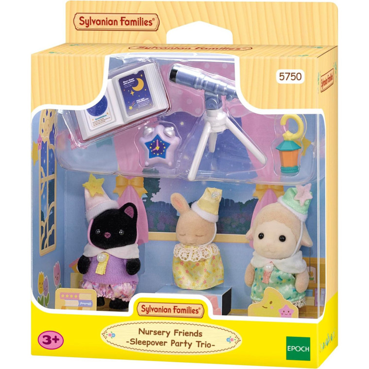 Sylvanian Families Nursery Friends - Sleepover Party Trio