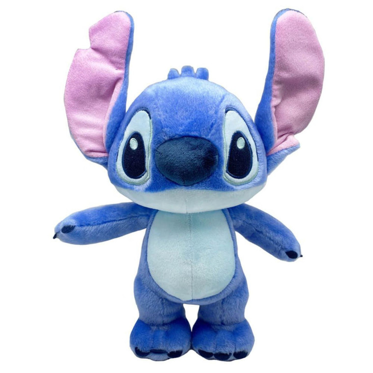 Disney Baby Stitch Standing Plush Toy freestanding front view showing full character