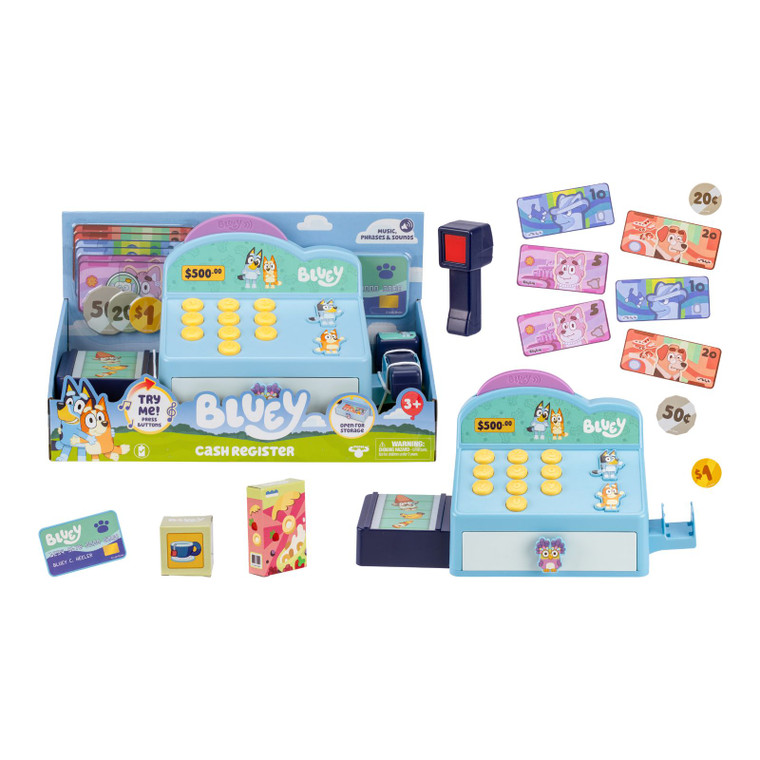 Bluey Cash Register Playset Toy