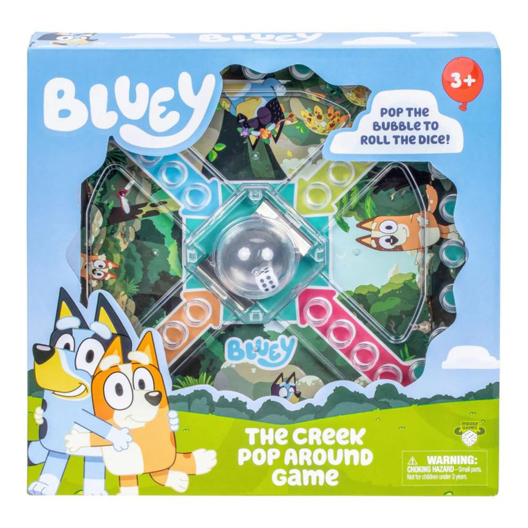 Bluey The Creek Pop Around Game - Australian Licensed Toy | Peekaboo Baby