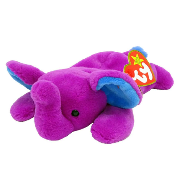TY Beanie Babies Peanut II the Elephant Regular Plush Toy | Peekaboo Baby