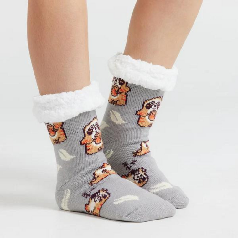 Oodie™ Sherpa Socks: Sloth Detail | Peekaboo Baby
