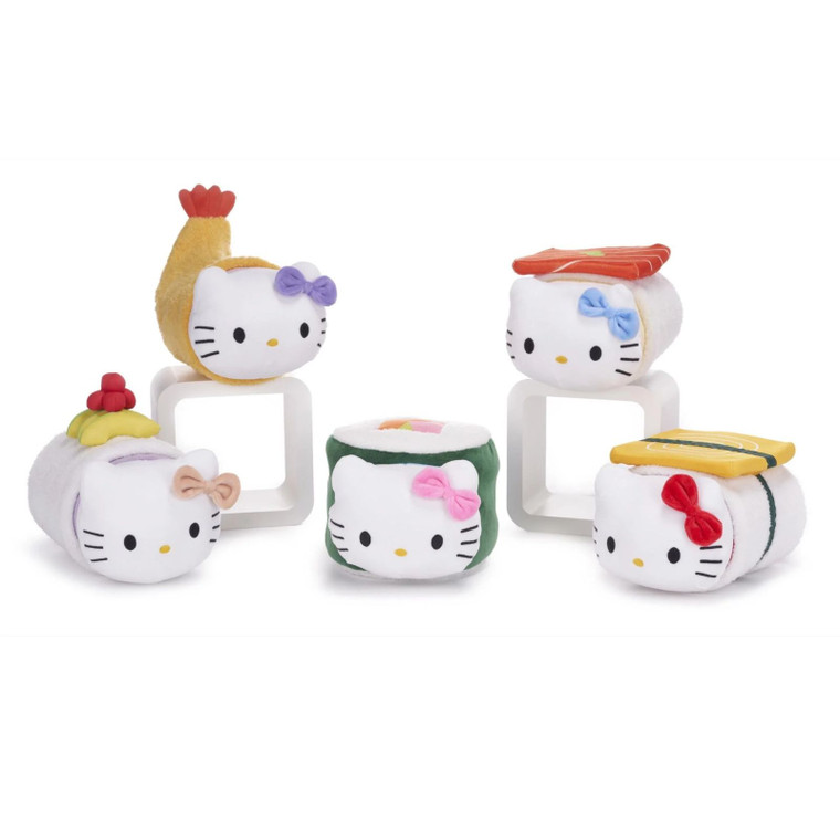 Hello Kitty Sushi Rolls Plush Toy - Assorted | Peekaboo Baby