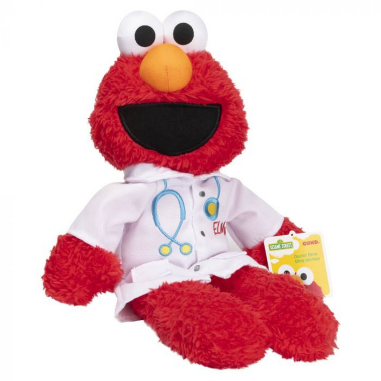 Shop Sesame Street Take Along Doctor Elmo Toy - 33cm at Peekaboo Baby Australia